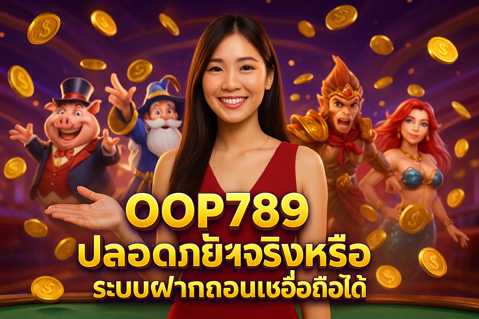 OOP789 ปลอดภัยจริงหรือ ระบบฝากถอนเชื่อถือได้