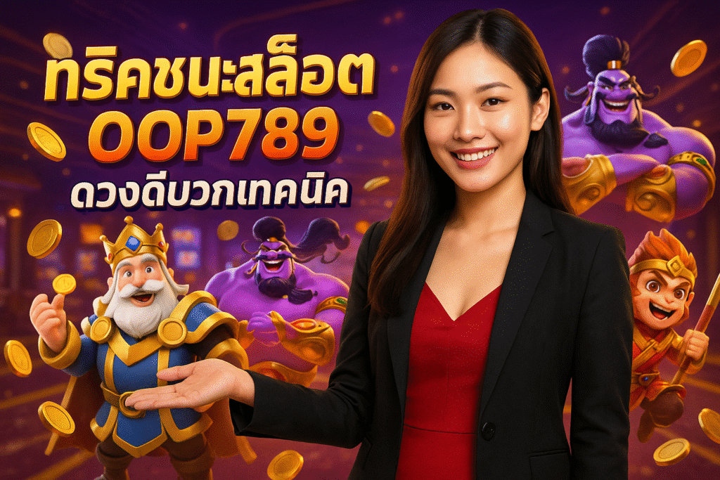 ทริคชนะสล็อต OOP789 ดวงดีบวกเทคนิค